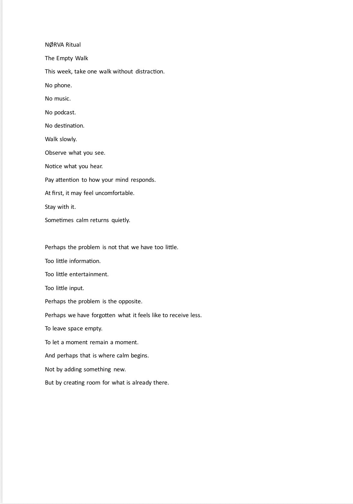 The Quiet Life